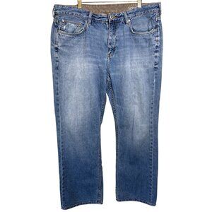 Tommy Bahama Men's Jeans Size 38 X 30 Standard Bootcut Mid Wash 100% Cotton
